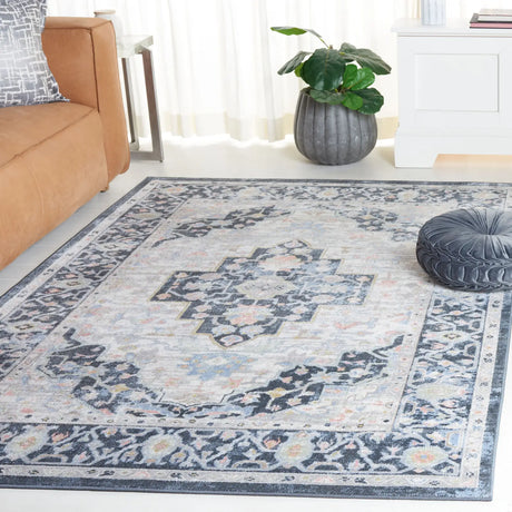 Safavieh Bayside 4'-0" x 6'-0" Rug in Blue / Ivory