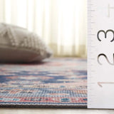 Safavieh Arizona 4'-0" x 6'-0" Rug in Blue / Rust