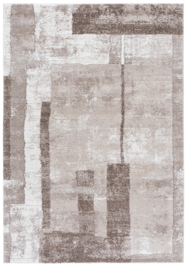 Safavieh Northport 800 4'-0" x 6'-0" Rug in Taupe / Ivory