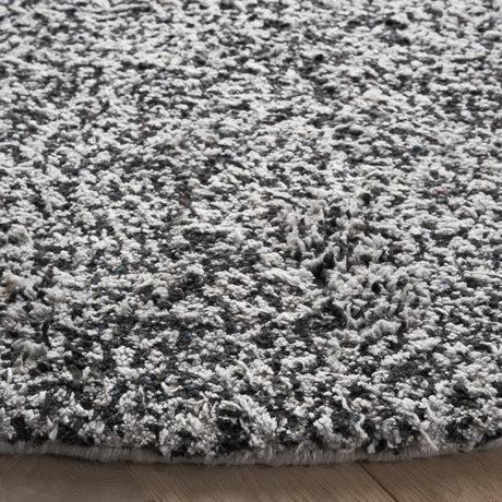 Safavieh Berber 6'-0" x 6'-0" Rug in Ivory / Black