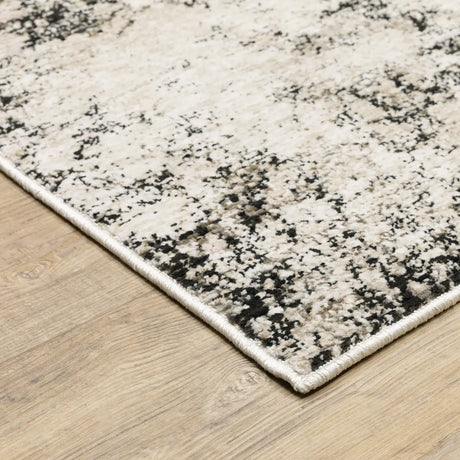 Oriental Weavers Sphinx Nebulous 561E9 Ivory/ Grey Rugs - corner detail