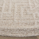 Safavieh Abstract 6'-0" x 6'-0" Rug in Beige / Ivory