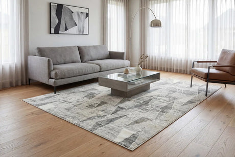 Dynamic Rugs Zen 8340 Grey Rugs - Room