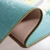 Safavieh Kids Playhouse 200 5'-5" x 7'-7" Rug in Blue / Green