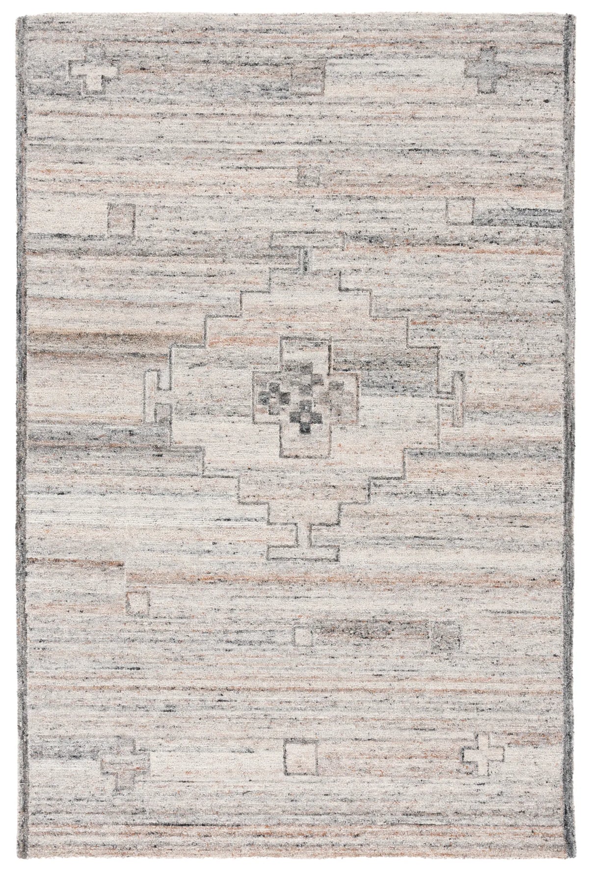 Safavieh Kenya 4'-0" x 6'-0" Rug in Brown / Beige