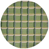 Safavieh Genre 7'-0" x 7'-0" Rug in Green / Beige
