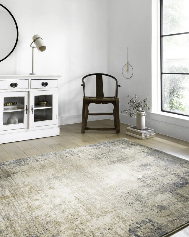 Loloi Teagan Tea-08 Ivory/Mist Rugs - room scene 1