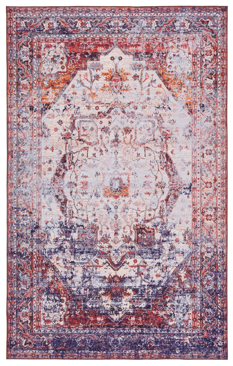 Safavieh Tucson 4'-0" x 6'-0" Rug in Beige / Red