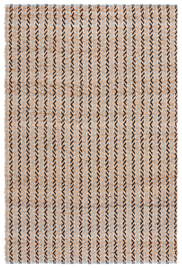 Safavieh Natural Fiber 4'-0" x 6'-0" Rug in Natural / Turquoise