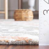 Safavieh Metro 4'-0" x 6'-0" Rug in Grey / Rust