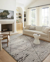 Loloi Fabian Fab-04 Grey/Charcoal Rug - room scene 1