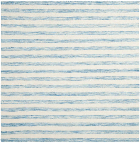 Safavieh Dhurries 6'-0" x 6'-0" Rug in Aqua / Ivory