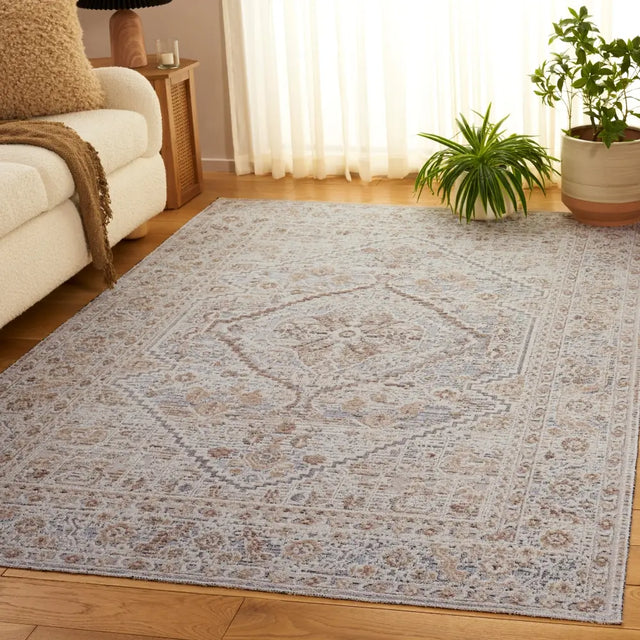 Safavieh Miranda 5'-0" x 8'-0" Rug in Beige / Grey Ivory