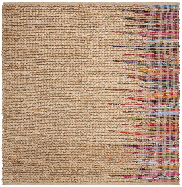 Safavieh Cape Cod 6'-0" x 6'-0" Rug in Natural / Multi