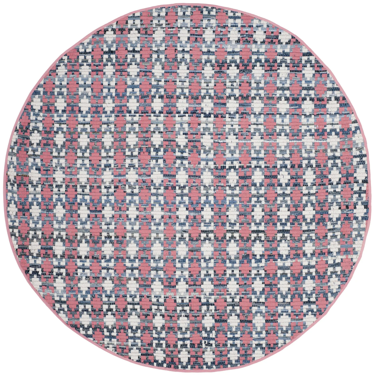 Safavieh Montauk 6'-0" x 6'-0" Rug in Coral / Multi