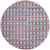 Safavieh Montauk 6'-0" x 6'-0" Rug in Coral / Multi
