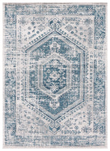 Safavieh Madison 800 4'-5" x 6'-5" Rug in Blue / Ivory