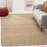 Safavieh Natural Fiber 4'-0" x 6'-0" Rug in Natural / Red