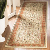 Safavieh Lyndhurst 2'-3" x 10'-0" Rug in Ivory / Rust