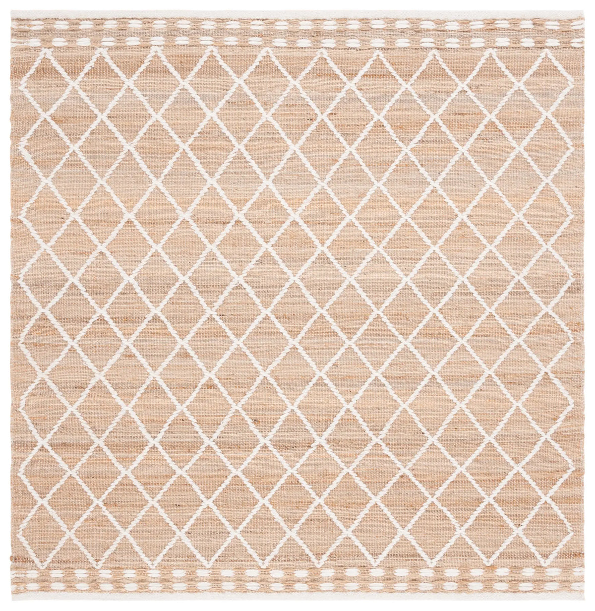 Safavieh Natural Fiber 6'-0" x 6'-0" Rug in Natural / Ivory