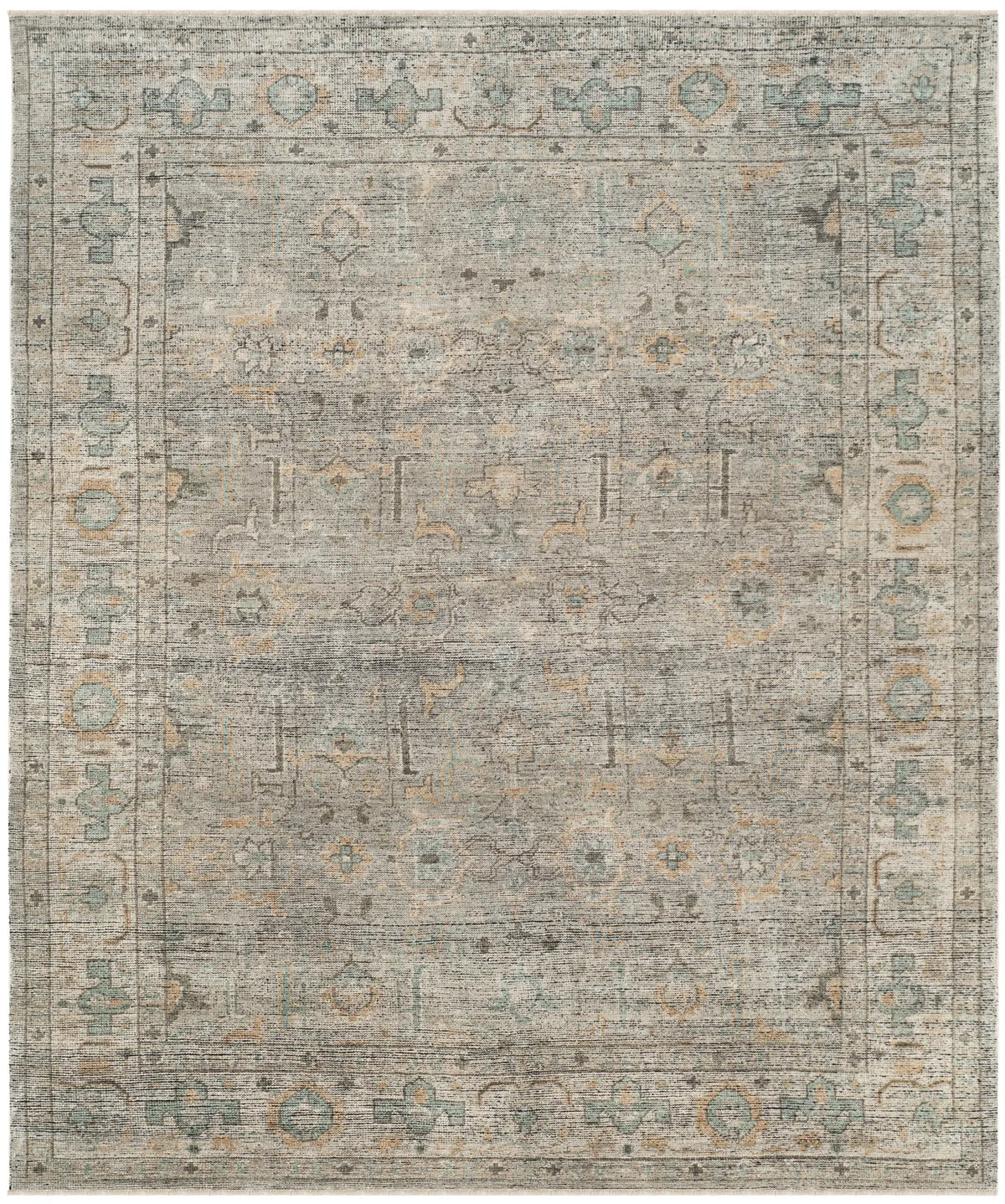 Safavieh Izmir 10'-0" x 14'-0" Rug in Linen / Dusty Teal