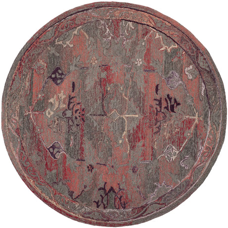 Safavieh Vintage Oushak 6'-0" x 6'-0" Rug in Red