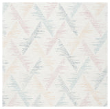 Safavieh Rodeo Drive 6'-0" x 6'-0" Rug in Ivory / Blue