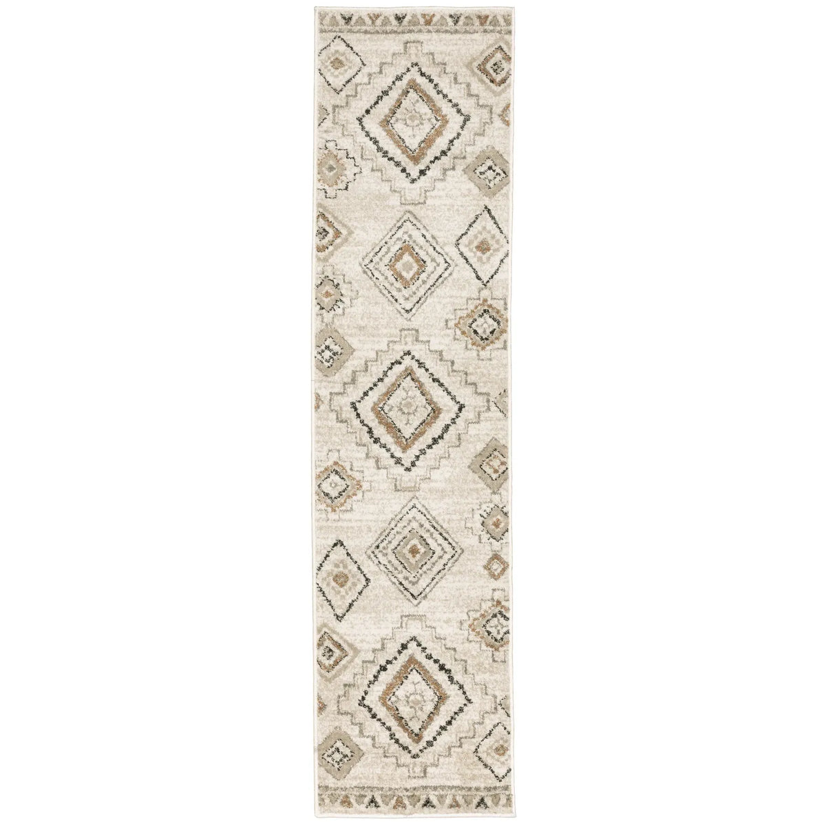 Oriental Weavers Sphinx Georgia 660B0 Ivory/ Orange Rugs - runner