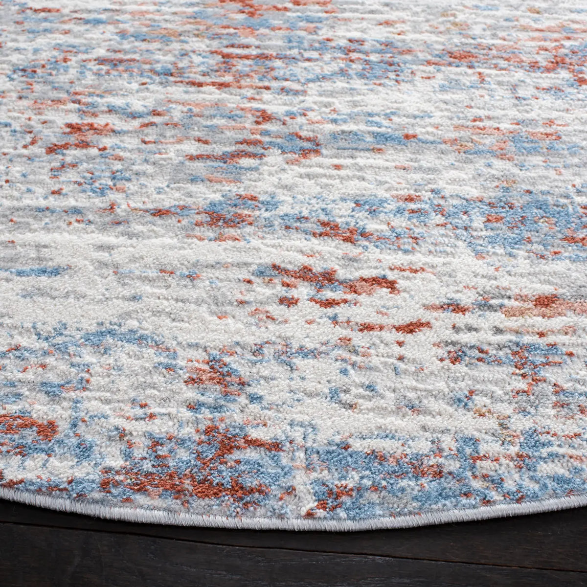 Safavieh Amelia 6'-7" x 6'-7" Rug in Ivory / Rust