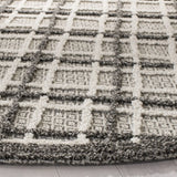Safavieh Trace 6'-0" x 6'-0" Rug in Dark Grey / Light Grey