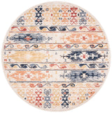 Safavieh Charleston 6'-7" x 6'-7" Rug in Ivory / Rust