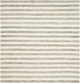 Safavieh Dhurries 6'-0" x 6'-0" Rug in Brown / Ivory