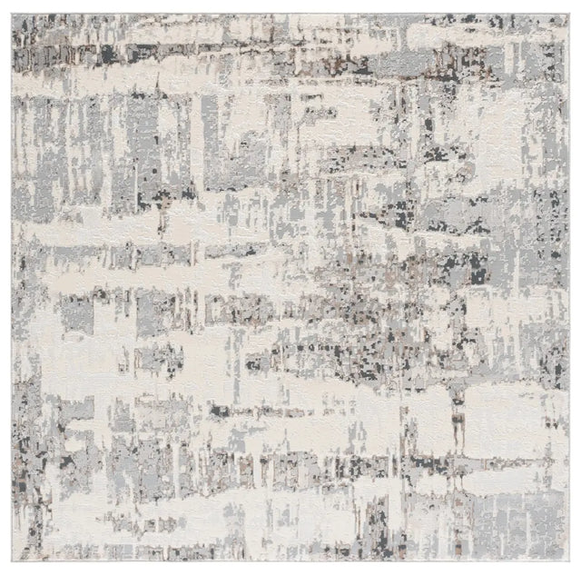 Safavieh Spectrum 6'-7" x 6'-7" Rug in Ivory / Grey