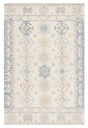 Safavieh Micro-Loop 4'-0" x 6'-0" Rug in Ivory / Blue