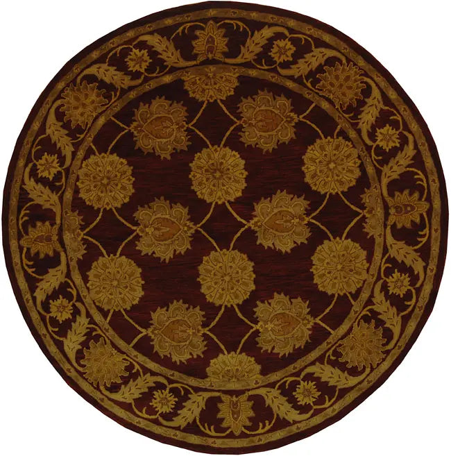 Safavieh Heritage 8'-0" x 8'-0" Rug in Maroon