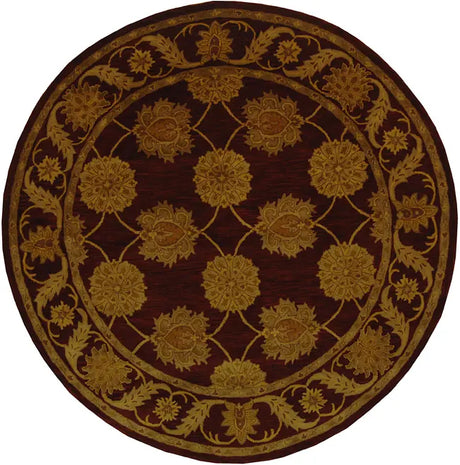 Safavieh Heritage 8'-0" x 8'-0" Rug in Maroon