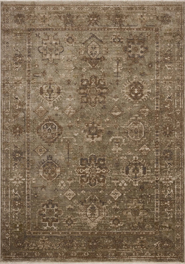 Loloi Haywood HYD-04 Sage / Earth Rug - main flat