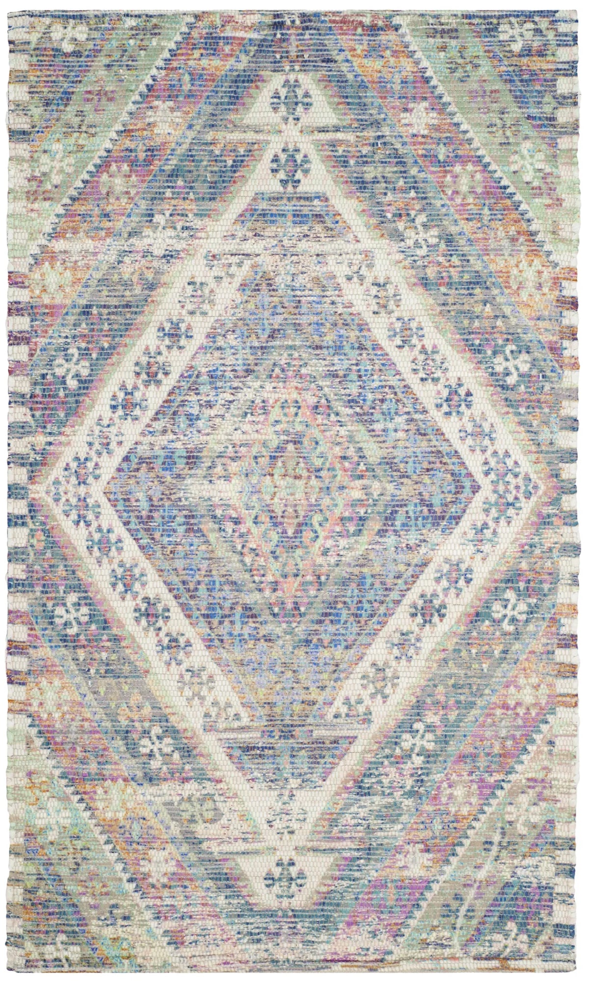 Safavieh Saffron 3'-0" x 5'-0" Rug in Royal Blue / Fuchsia