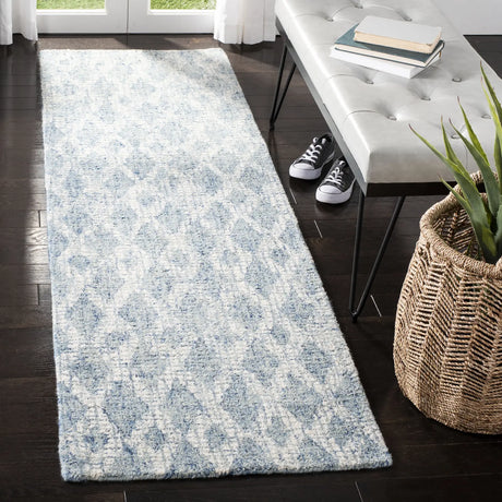 Safavieh Abstract 2'-3" x 8'-0" Rug in Ivory / Blue