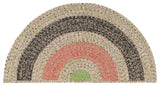 Safavieh Braided 2'-0" x 4'-0" Rug in Black / Light Green