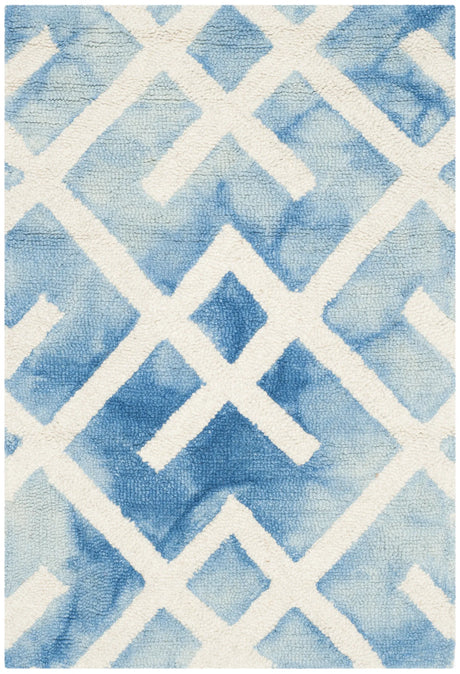 Safavieh Dip Dye 2'-0" x 3'-0" Rug in Blue / Ivory
