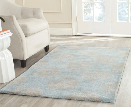 Safavieh Soho 3'-6" x 5'-6" Rug in Turquoise / Yellow