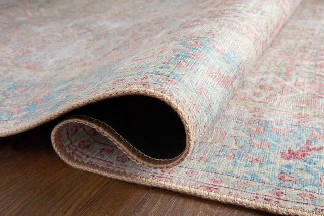 Loloi Wynter Wyn-04 Red/Teal Rugs - pile height