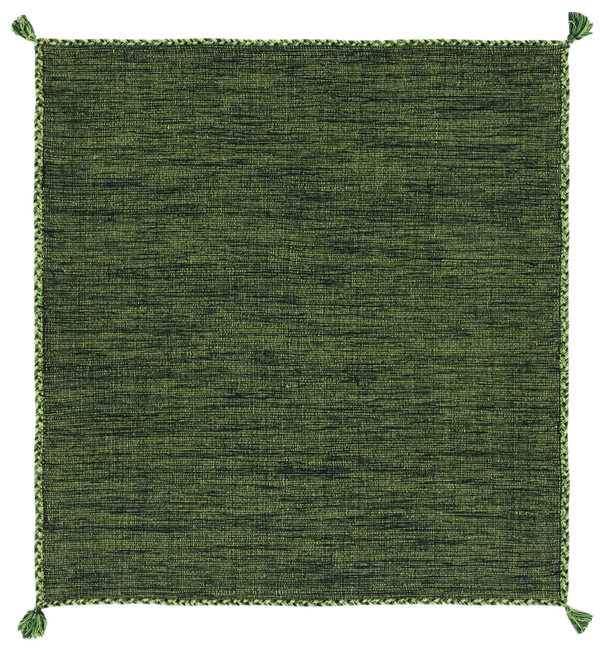 Safavieh Montauk 5'-0" x 5'-0" Rug in Green / Black