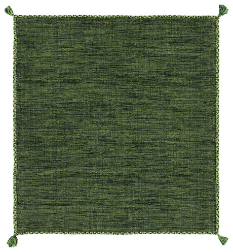 Safavieh Montauk 5'-0" x 5'-0" Rug in Green / Black