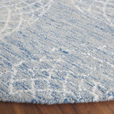 Safavieh Ebony 6'-0" x 6'-0" Rug in Blue / Ivory