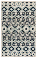 Safavieh Roslyn 5'-0" x 8'-0" Rug in Blue / White