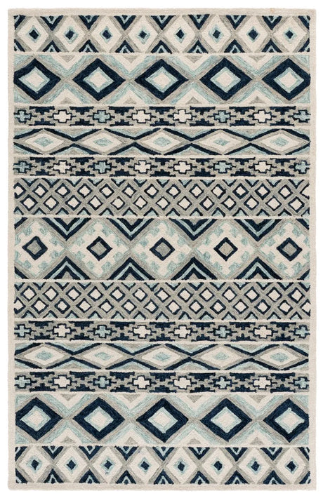 Safavieh Roslyn 5'-0" x 8'-0" Rug in Blue / White