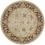 Safavieh Antiquity 6'-0" x 6'-0" Rug in Green / Brown