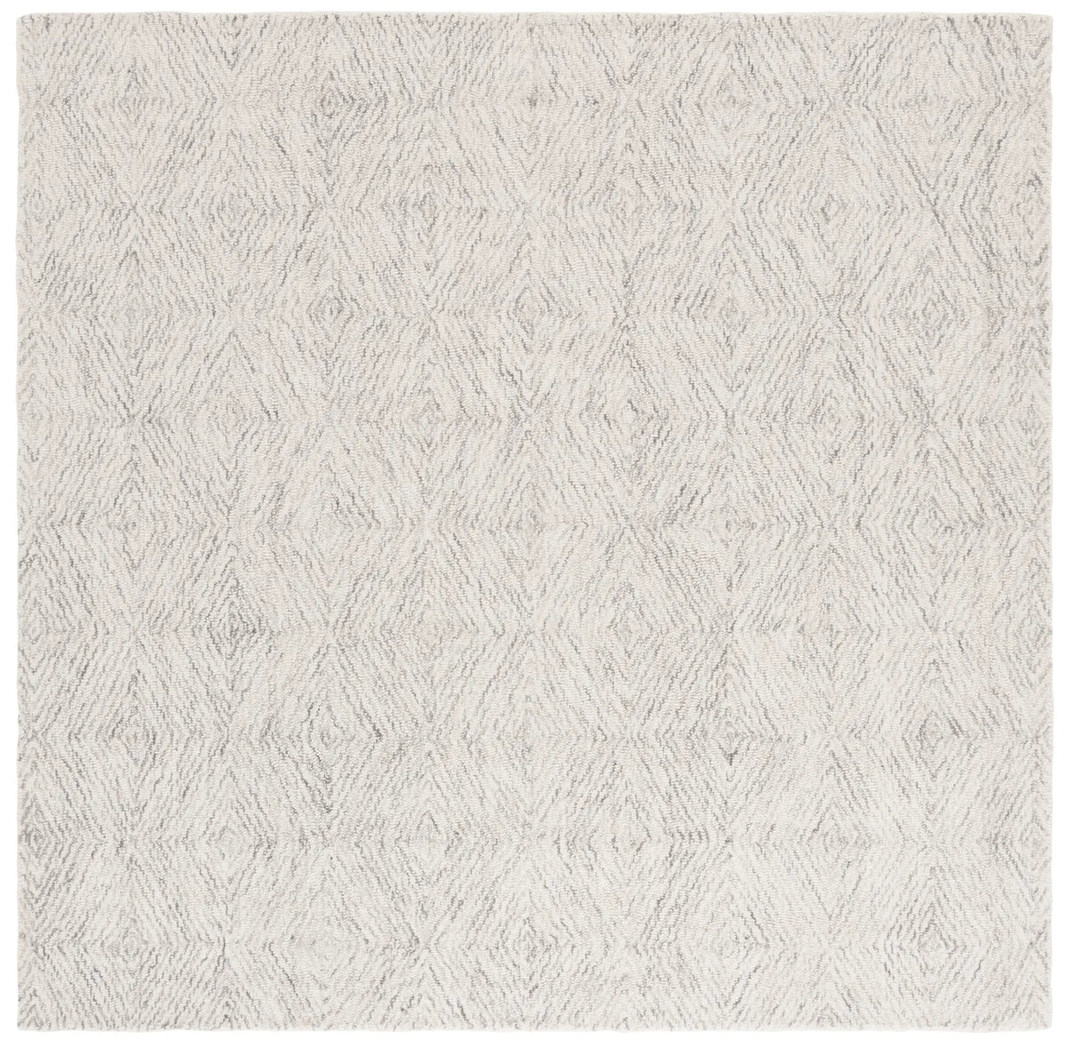 Safavieh Ebony 6'-0" x 6'-0" Rug in Grey / Ivory